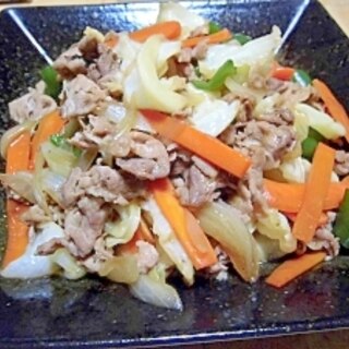 オイスター風味の野菜炒め